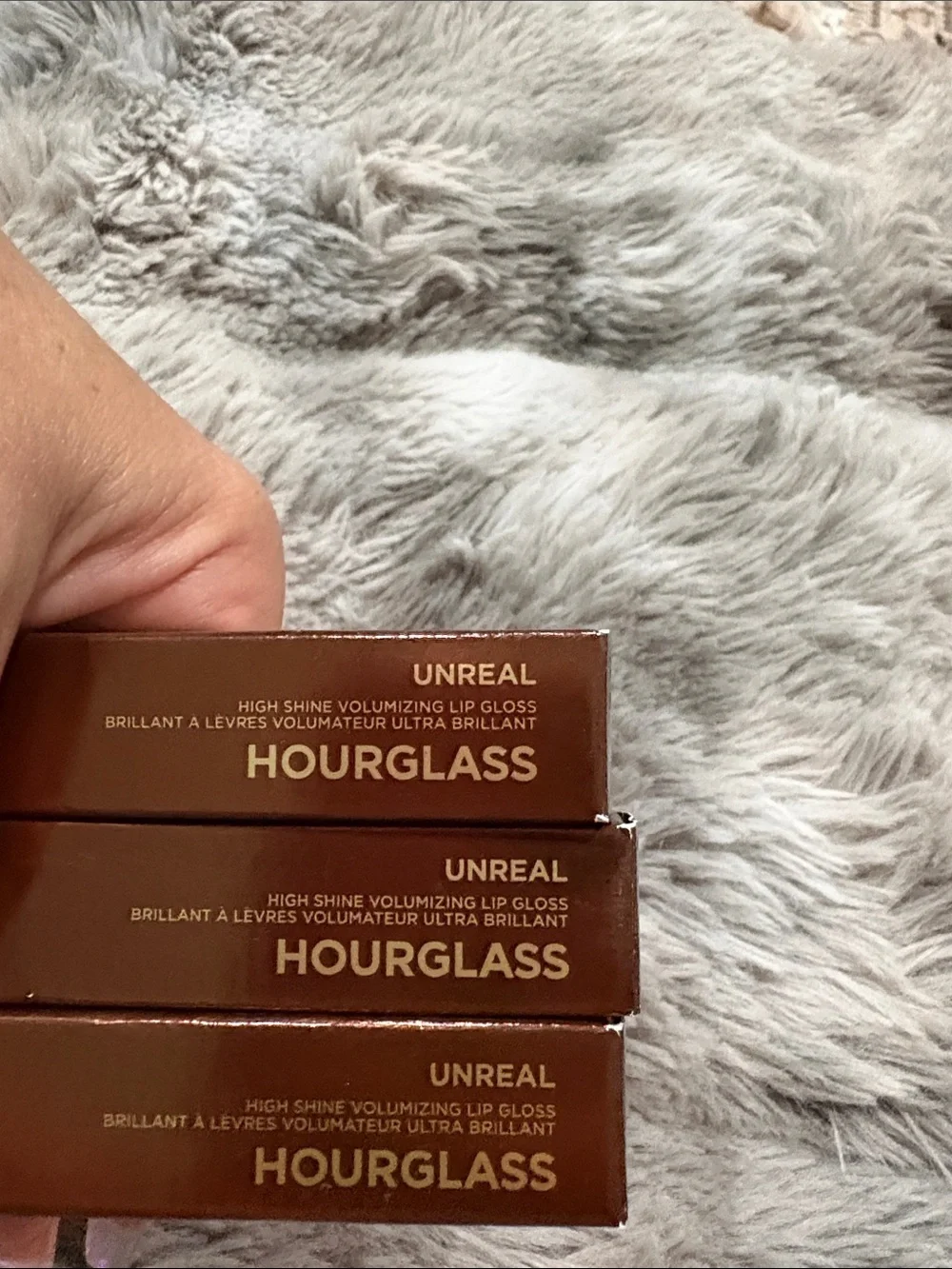 Hourglass Unreal High Shine Volumizing Gloss Trio — Ignite, Enchant, Impact